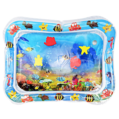 Baby Toys Tummy Time Water Play Mat Inflatable Cushion Early Education Developing Baby Water Play Mat for Infants and Toddlers