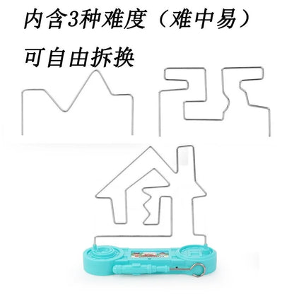 Kids Collison Electric Shock Toy Education Electric Touch Maze Game Party Funny Game Science Experiment Toys for Children Gift